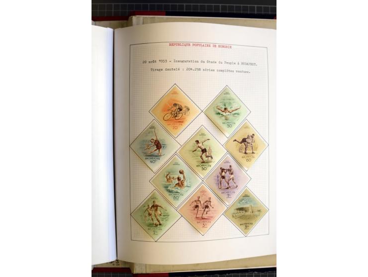 1868/1979, ungebrauchte und gestempelte Sammlung mit u.a. Mi.-Nr. 1 (3), 4 (5), 5 (4), 6(6), 430-37U, 467-70U, 1104I, Bl.18A 