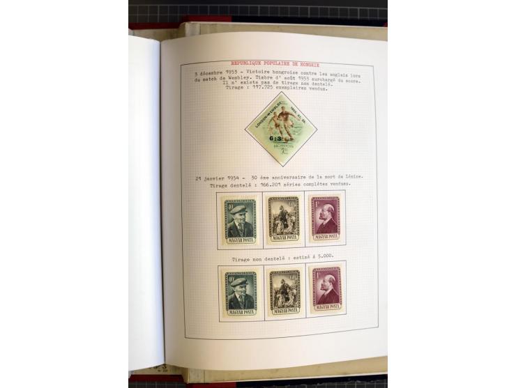 1868/1979, ungebrauchte und gestempelte Sammlung mit u.a. Mi.-Nr. 1 (3), 4 (5), 5 (4), 6(6), 430-37U, 467-70U, 1104I, Bl.18A 