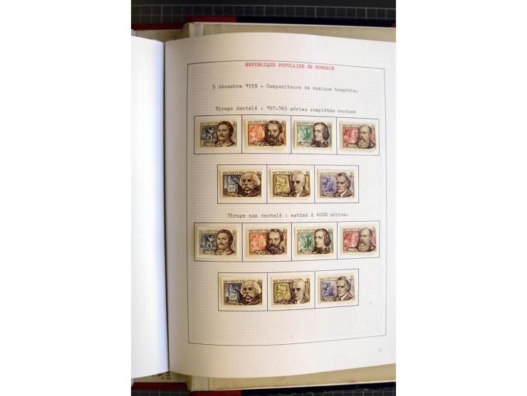 1868/1979, ungebrauchte und gestempelte Sammlung mit u.a. Mi.-Nr. 1 (3), 4 (5), 5 (4), 6(6), 430-37U, 467-70U, 1104I, Bl.18A 