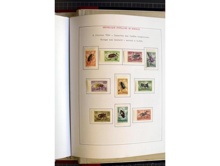 1868/1979, ungebrauchte und gestempelte Sammlung mit u.a. Mi.-Nr. 1 (3), 4 (5), 5 (4), 6(6), 430-37U, 467-70U, 1104I, Bl.18A 