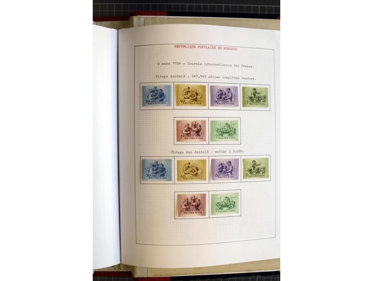 1868/1979, ungebrauchte und gestempelte Sammlung mit u.a. Mi.-Nr. 1 (3), 4 (5), 5 (4), 6(6), 430-37U, 467-70U, 1104I, Bl.18A 