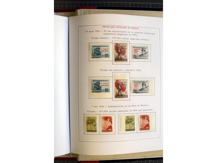 1868/1979, ungebrauchte und gestempelte Sammlung mit u.a. Mi.-Nr. 1 (3), 4 (5), 5 (4), 6(6), 430-37U, 467-70U, 1104I, Bl.18A 