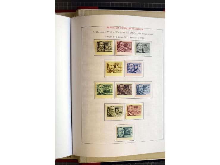 1868/1979, ungebrauchte und gestempelte Sammlung mit u.a. Mi.-Nr. 1 (3), 4 (5), 5 (4), 6(6), 430-37U, 467-70U, 1104I, Bl.18A 