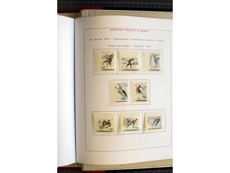 1868/1979, ungebrauchte und gestempelte Sammlung mit u.a. Mi.-Nr. 1 (3), 4 (5), 5 (4), 6(6), 430-37U, 467-70U, 1104I, Bl.18A 