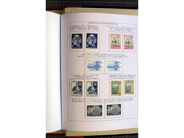 1868/1979, ungebrauchte und gestempelte Sammlung mit u.a. Mi.-Nr. 1 (3), 4 (5), 5 (4), 6(6), 430-37U, 467-70U, 1104I, Bl.18A 