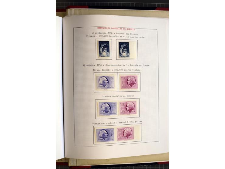 1868/1979, ungebrauchte und gestempelte Sammlung mit u.a. Mi.-Nr. 1 (3), 4 (5), 5 (4), 6(6), 430-37U, 467-70U, 1104I, Bl.18A 