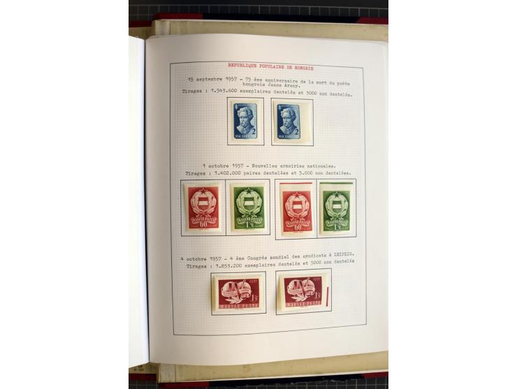 1868/1979, ungebrauchte und gestempelte Sammlung mit u.a. Mi.-Nr. 1 (3), 4 (5), 5 (4), 6(6), 430-37U, 467-70U, 1104I, Bl.18A 