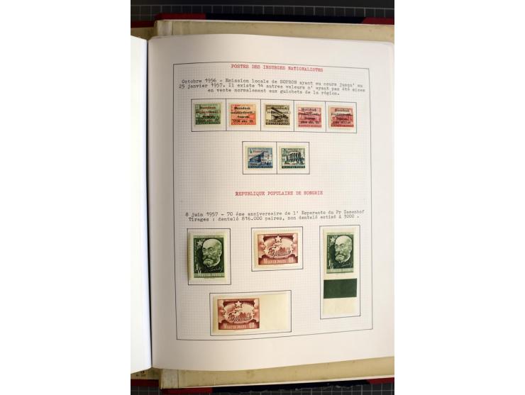 1868/1979, ungebrauchte und gestempelte Sammlung mit u.a. Mi.-Nr. 1 (3), 4 (5), 5 (4), 6(6), 430-37U, 467-70U, 1104I, Bl.18A 