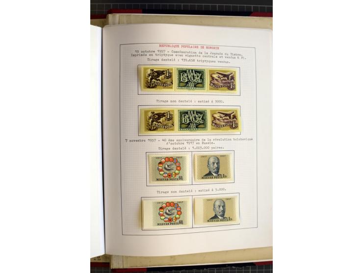 1868/1979, ungebrauchte und gestempelte Sammlung mit u.a. Mi.-Nr. 1 (3), 4 (5), 5 (4), 6(6), 430-37U, 467-70U, 1104I, Bl.18A 