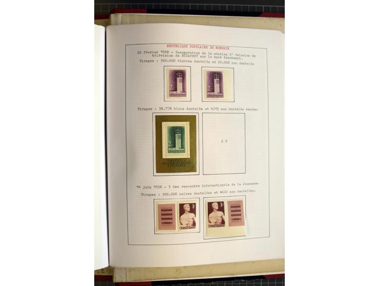 1868/1979, ungebrauchte und gestempelte Sammlung mit u.a. Mi.-Nr. 1 (3), 4 (5), 5 (4), 6(6), 430-37U, 467-70U, 1104I, Bl.18A 