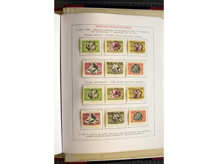 1868/1979, ungebrauchte und gestempelte Sammlung mit u.a. Mi.-Nr. 1 (3), 4 (5), 5 (4), 6(6), 430-37U, 467-70U, 1104I, Bl.18A 