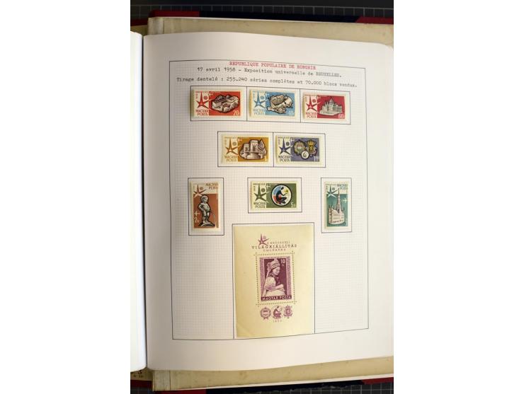 1868/1979, ungebrauchte und gestempelte Sammlung mit u.a. Mi.-Nr. 1 (3), 4 (5), 5 (4), 6(6), 430-37U, 467-70U, 1104I, Bl.18A 