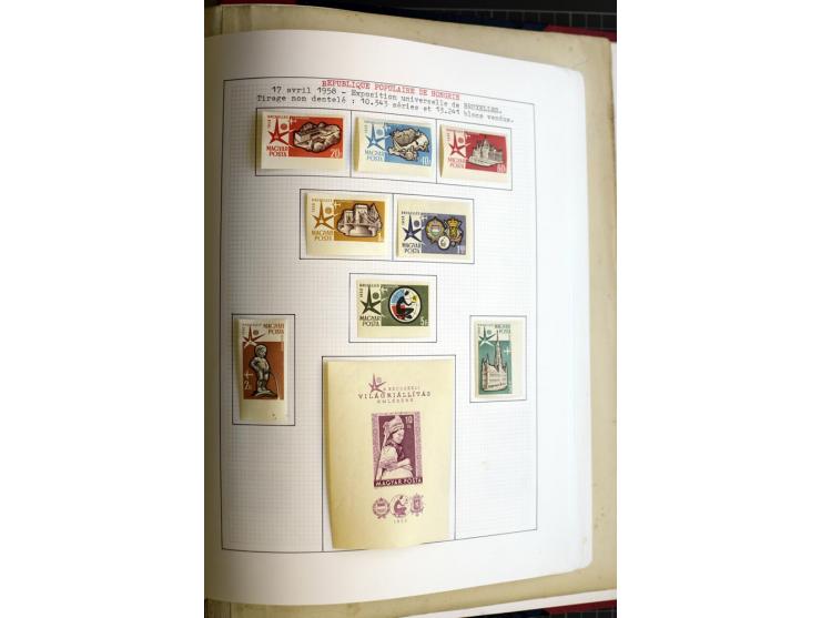 1868/1979, ungebrauchte und gestempelte Sammlung mit u.a. Mi.-Nr. 1 (3), 4 (5), 5 (4), 6(6), 430-37U, 467-70U, 1104I, Bl.18A 