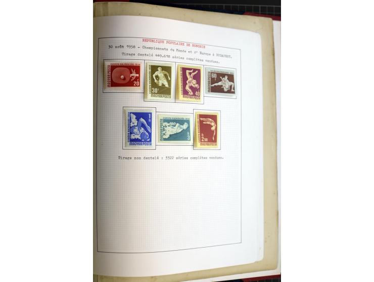 1868/1979, ungebrauchte und gestempelte Sammlung mit u.a. Mi.-Nr. 1 (3), 4 (5), 5 (4), 6(6), 430-37U, 467-70U, 1104I, Bl.18A 