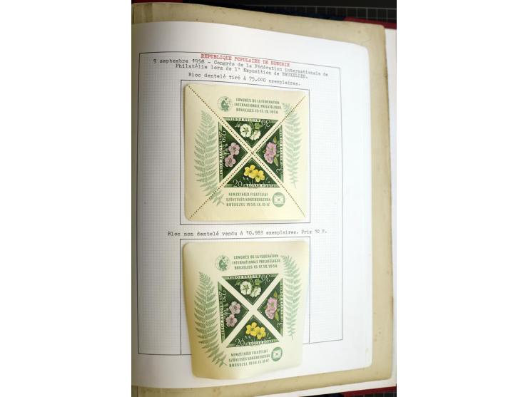 1868/1979, ungebrauchte und gestempelte Sammlung mit u.a. Mi.-Nr. 1 (3), 4 (5), 5 (4), 6(6), 430-37U, 467-70U, 1104I, Bl.18A 
