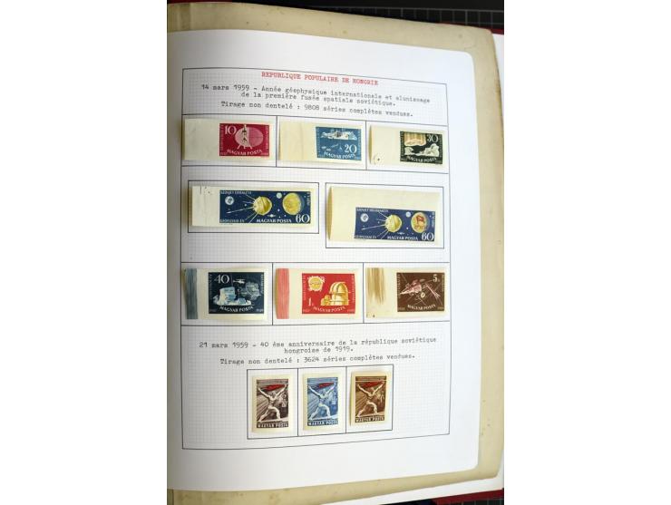 1868/1979, ungebrauchte und gestempelte Sammlung mit u.a. Mi.-Nr. 1 (3), 4 (5), 5 (4), 6(6), 430-37U, 467-70U, 1104I, Bl.18A 