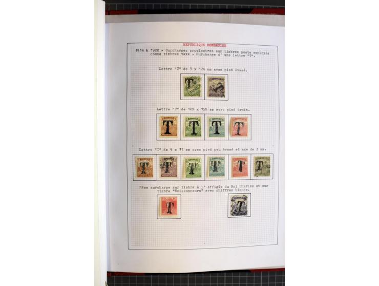 1868/1979, ungebrauchte und gestempelte Sammlung mit u.a. Mi.-Nr. 1 (3), 4 (5), 5 (4), 6(6), 430-37U, 467-70U, 1104I, Bl.18A 