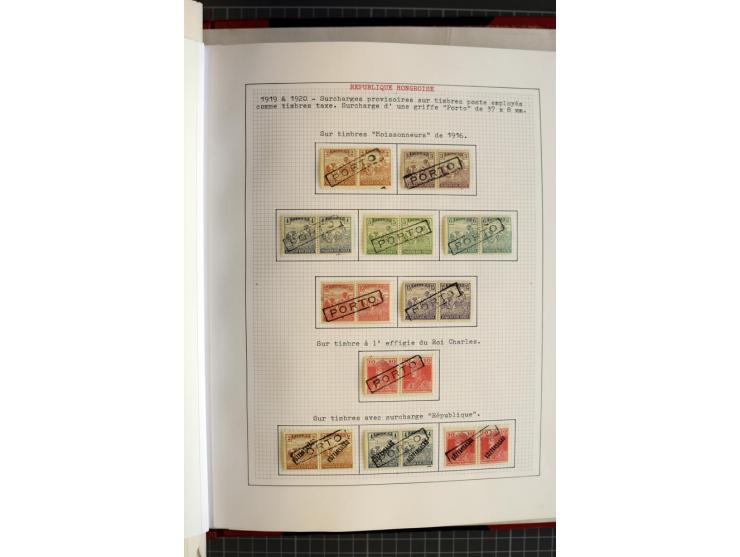 1868/1979, ungebrauchte und gestempelte Sammlung mit u.a. Mi.-Nr. 1 (3), 4 (5), 5 (4), 6(6), 430-37U, 467-70U, 1104I, Bl.18A 
