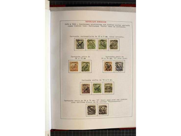 1868/1979, ungebrauchte und gestempelte Sammlung mit u.a. Mi.-Nr. 1 (3), 4 (5), 5 (4), 6(6), 430-37U, 467-70U, 1104I, Bl.18A 