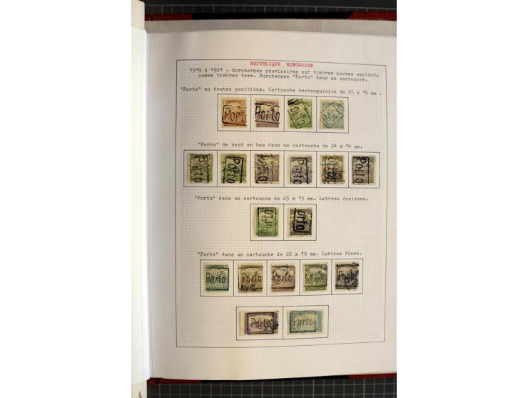 1868/1979, ungebrauchte und gestempelte Sammlung mit u.a. Mi.-Nr. 1 (3), 4 (5), 5 (4), 6(6), 430-37U, 467-70U, 1104I, Bl.18A 