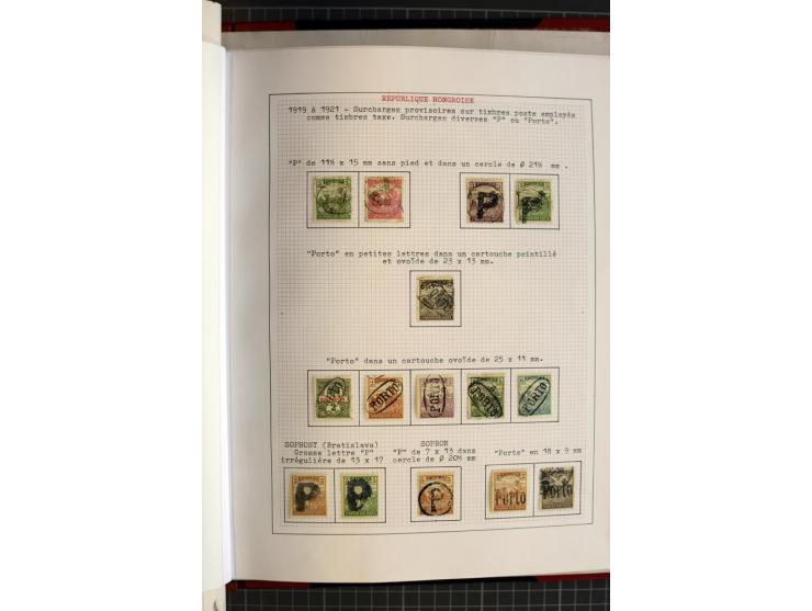 1868/1979, ungebrauchte und gestempelte Sammlung mit u.a. Mi.-Nr. 1 (3), 4 (5), 5 (4), 6(6), 430-37U, 467-70U, 1104I, Bl.18A 