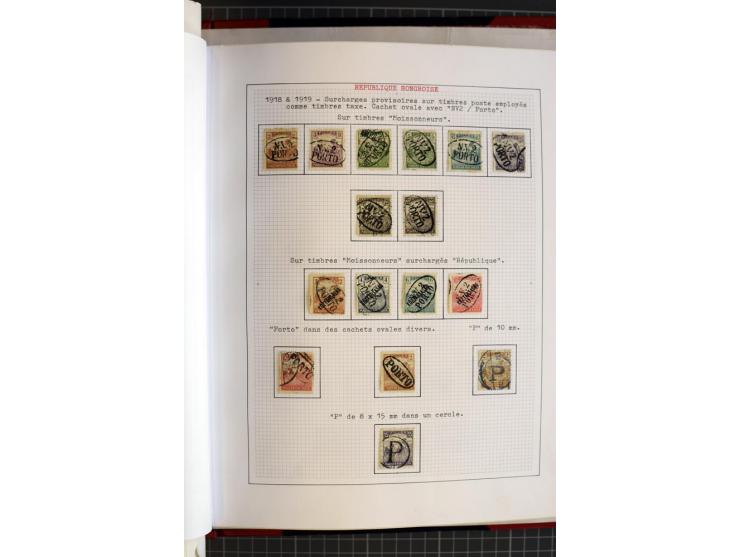 1868/1979, ungebrauchte und gestempelte Sammlung mit u.a. Mi.-Nr. 1 (3), 4 (5), 5 (4), 6(6), 430-37U, 467-70U, 1104I, Bl.18A 