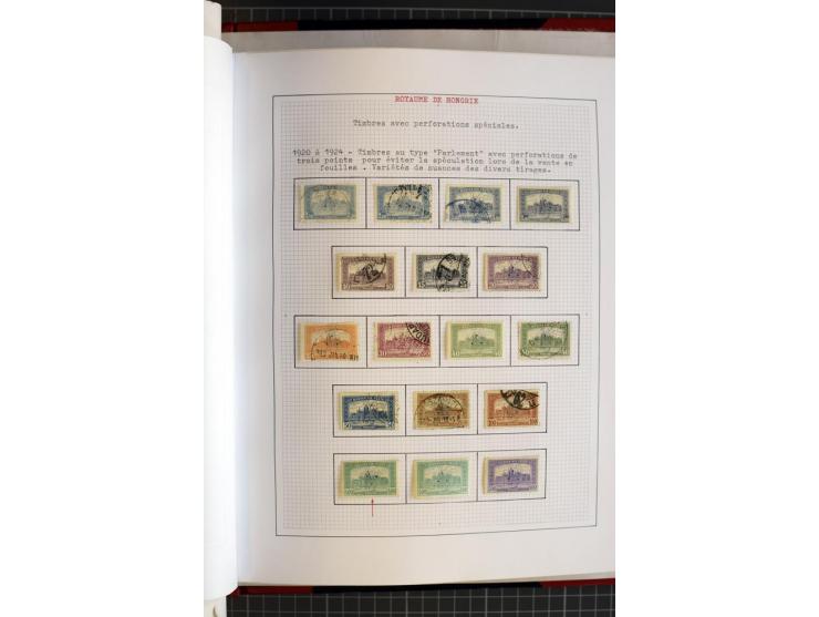 1868/1979, ungebrauchte und gestempelte Sammlung mit u.a. Mi.-Nr. 1 (3), 4 (5), 5 (4), 6(6), 430-37U, 467-70U, 1104I, Bl.18A 