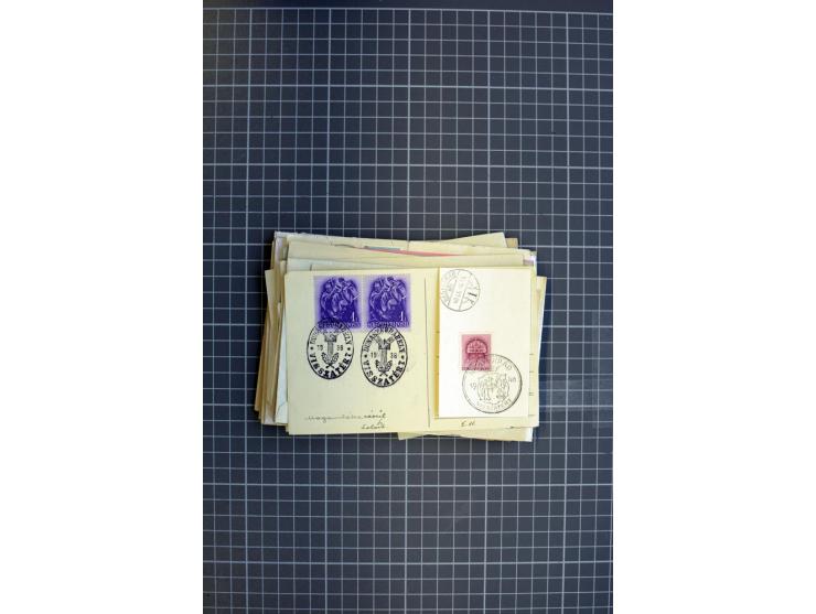 1868/1979, ungebrauchte und gestempelte Sammlung mit u.a. Mi.-Nr. 1 (3), 4 (5), 5 (4), 6(6), 430-37U, 467-70U, 1104I, Bl.18A 