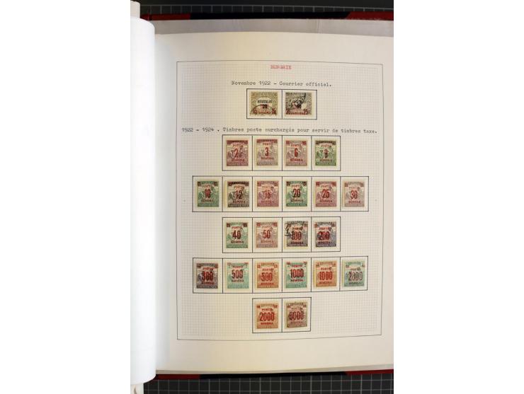 1868/1979, ungebrauchte und gestempelte Sammlung mit u.a. Mi.-Nr. 1 (3), 4 (5), 5 (4), 6(6), 430-37U, 467-70U, 1104I, Bl.18A 