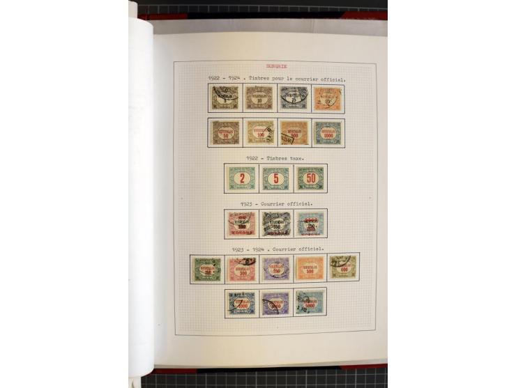 1868/1979, ungebrauchte und gestempelte Sammlung mit u.a. Mi.-Nr. 1 (3), 4 (5), 5 (4), 6(6), 430-37U, 467-70U, 1104I, Bl.18A 