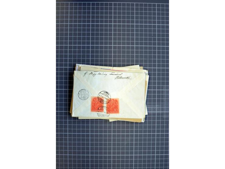 1868/1979, ungebrauchte und gestempelte Sammlung mit u.a. Mi.-Nr. 1 (3), 4 (5), 5 (4), 6(6), 430-37U, 467-70U, 1104I, Bl.18A 