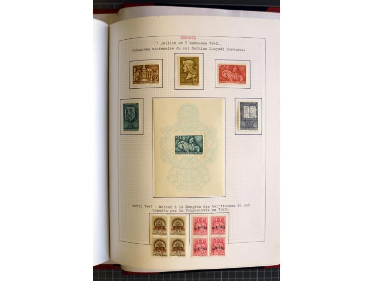 1868/1979, ungebrauchte und gestempelte Sammlung mit u.a. Mi.-Nr. 1 (3), 4 (5), 5 (4), 6(6), 430-37U, 467-70U, 1104I, Bl.18A 