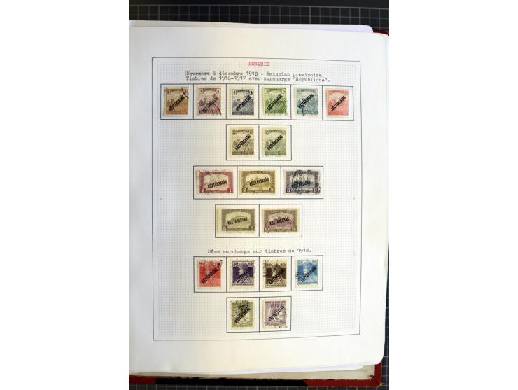 1868/1979, ungebrauchte und gestempelte Sammlung mit u.a. Mi.-Nr. 1 (3), 4 (5), 5 (4), 6(6), 430-37U, 467-70U, 1104I, Bl.18A 
