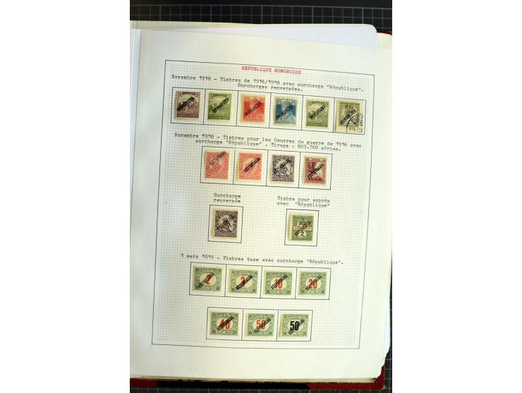 1868/1979, ungebrauchte und gestempelte Sammlung mit u.a. Mi.-Nr. 1 (3), 4 (5), 5 (4), 6(6), 430-37U, 467-70U, 1104I, Bl.18A 