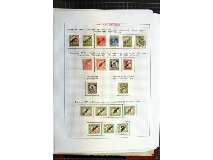 1868/1979, ungebrauchte und gestempelte Sammlung mit u.a. Mi.-Nr. 1 (3), 4 (5), 5 (4), 6(6), 430-37U, 467-70U, 1104I, Bl.18A 