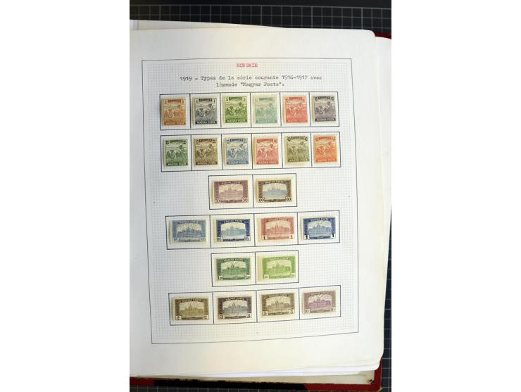 1868/1979, ungebrauchte und gestempelte Sammlung mit u.a. Mi.-Nr. 1 (3), 4 (5), 5 (4), 6(6), 430-37U, 467-70U, 1104I, Bl.18A 