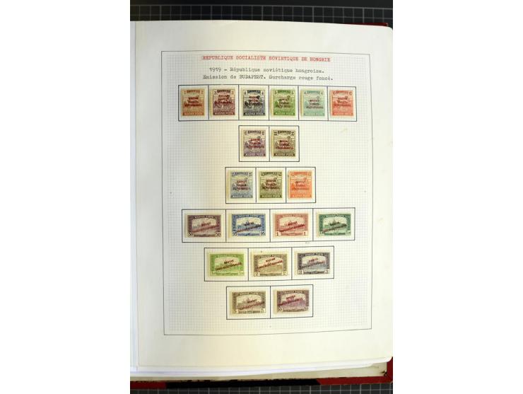 1868/1979, ungebrauchte und gestempelte Sammlung mit u.a. Mi.-Nr. 1 (3), 4 (5), 5 (4), 6(6), 430-37U, 467-70U, 1104I, Bl.18A 
