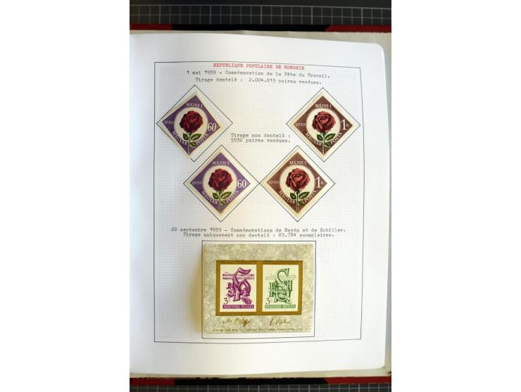 1868/1979, ungebrauchte und gestempelte Sammlung mit u.a. Mi.-Nr. 1 (3), 4 (5), 5 (4), 6(6), 430-37U, 467-70U, 1104I, Bl.18A 