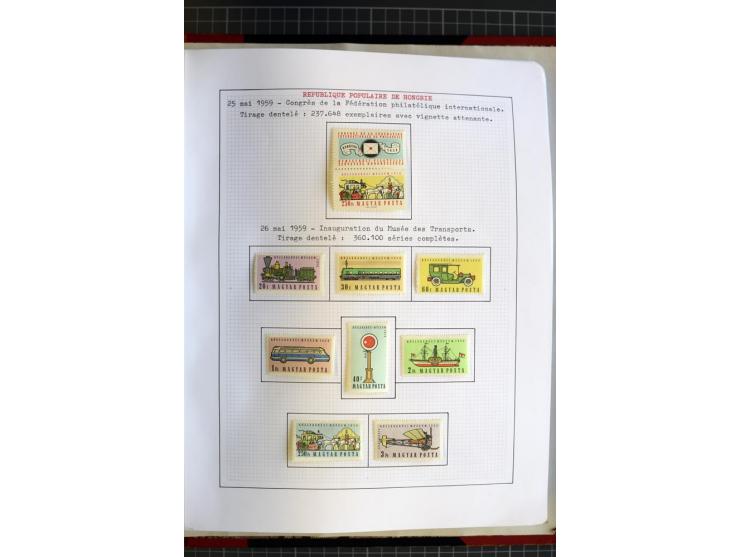 1868/1979, ungebrauchte und gestempelte Sammlung mit u.a. Mi.-Nr. 1 (3), 4 (5), 5 (4), 6(6), 430-37U, 467-70U, 1104I, Bl.18A 