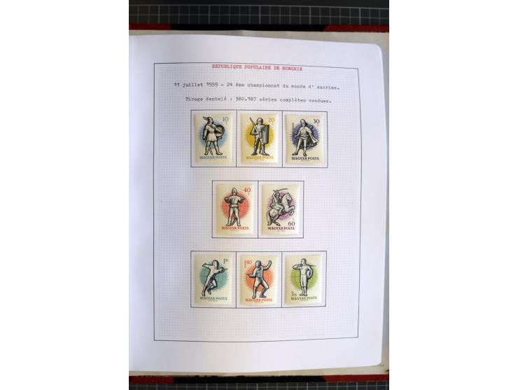 1868/1979, ungebrauchte und gestempelte Sammlung mit u.a. Mi.-Nr. 1 (3), 4 (5), 5 (4), 6(6), 430-37U, 467-70U, 1104I, Bl.18A 