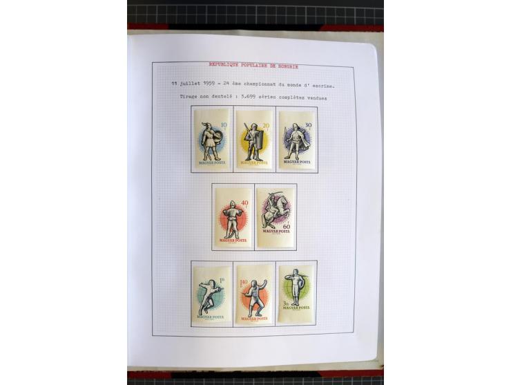 1868/1979, ungebrauchte und gestempelte Sammlung mit u.a. Mi.-Nr. 1 (3), 4 (5), 5 (4), 6(6), 430-37U, 467-70U, 1104I, Bl.18A 