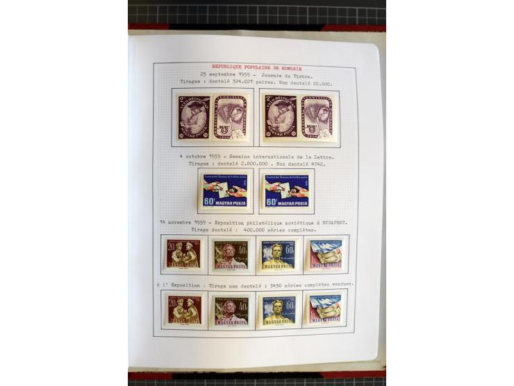 1868/1979, ungebrauchte und gestempelte Sammlung mit u.a. Mi.-Nr. 1 (3), 4 (5), 5 (4), 6(6), 430-37U, 467-70U, 1104I, Bl.18A 