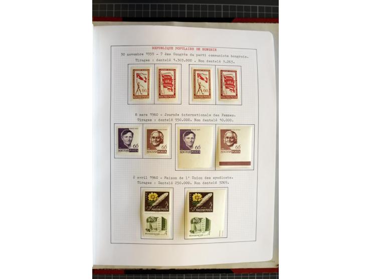 1868/1979, ungebrauchte und gestempelte Sammlung mit u.a. Mi.-Nr. 1 (3), 4 (5), 5 (4), 6(6), 430-37U, 467-70U, 1104I, Bl.18A 