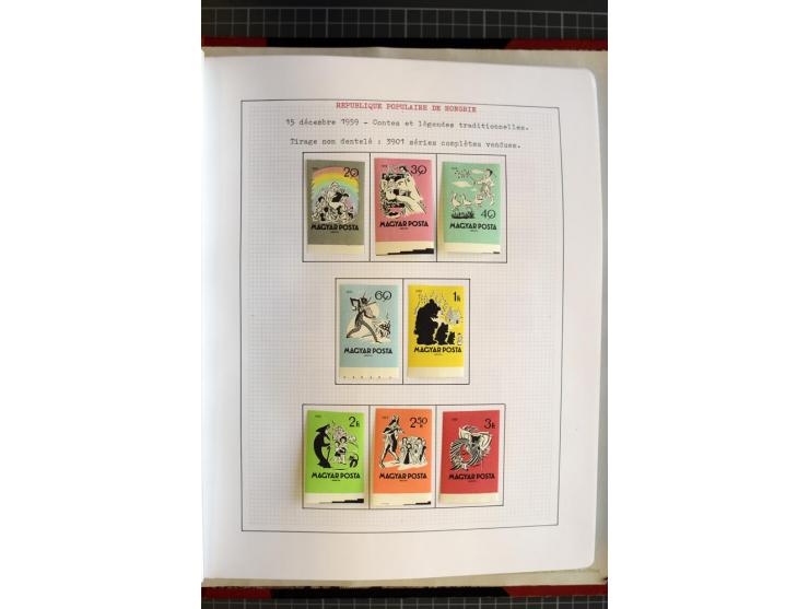1868/1979, ungebrauchte und gestempelte Sammlung mit u.a. Mi.-Nr. 1 (3), 4 (5), 5 (4), 6(6), 430-37U, 467-70U, 1104I, Bl.18A 