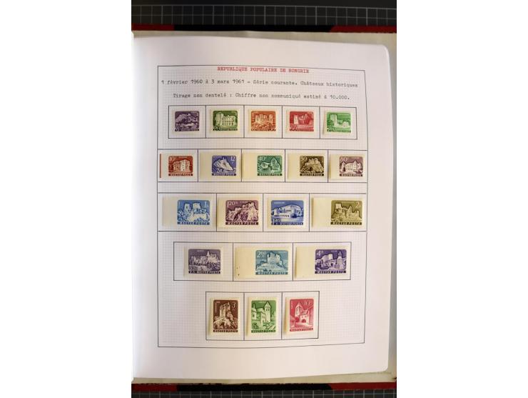 1868/1979, ungebrauchte und gestempelte Sammlung mit u.a. Mi.-Nr. 1 (3), 4 (5), 5 (4), 6(6), 430-37U, 467-70U, 1104I, Bl.18A 