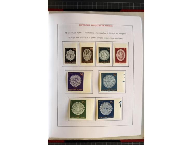 1868/1979, ungebrauchte und gestempelte Sammlung mit u.a. Mi.-Nr. 1 (3), 4 (5), 5 (4), 6(6), 430-37U, 467-70U, 1104I, Bl.18A 