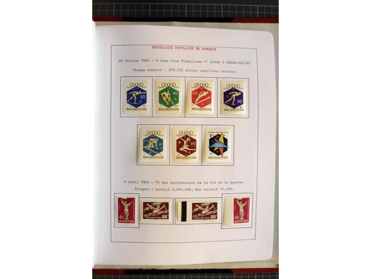 1868/1979, ungebrauchte und gestempelte Sammlung mit u.a. Mi.-Nr. 1 (3), 4 (5), 5 (4), 6(6), 430-37U, 467-70U, 1104I, Bl.18A 