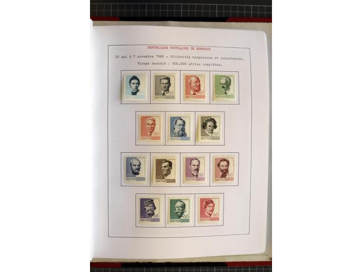 1868/1979, ungebrauchte und gestempelte Sammlung mit u.a. Mi.-Nr. 1 (3), 4 (5), 5 (4), 6(6), 430-37U, 467-70U, 1104I, Bl.18A 