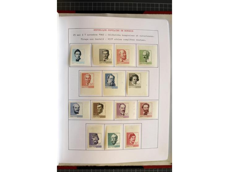 1868/1979, ungebrauchte und gestempelte Sammlung mit u.a. Mi.-Nr. 1 (3), 4 (5), 5 (4), 6(6), 430-37U, 467-70U, 1104I, Bl.18A 