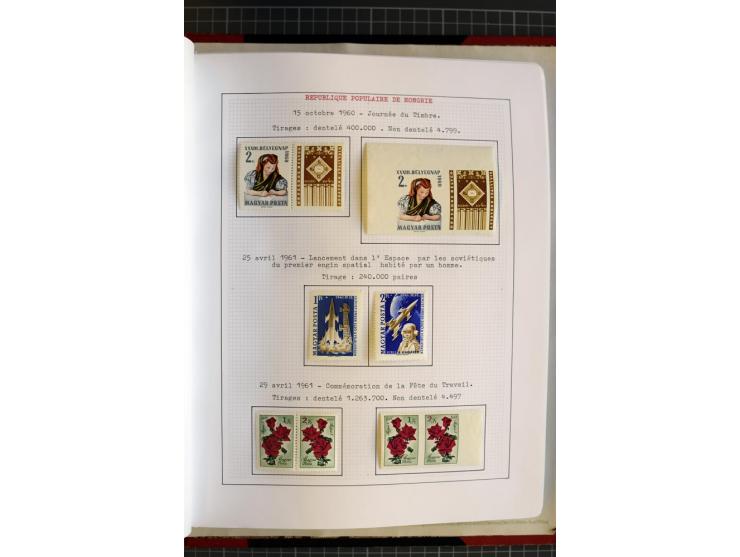 1868/1979, ungebrauchte und gestempelte Sammlung mit u.a. Mi.-Nr. 1 (3), 4 (5), 5 (4), 6(6), 430-37U, 467-70U, 1104I, Bl.18A 